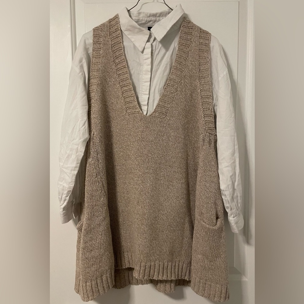 S/M V-Neck Knit Dress (SHIRT NOT INCLUDED)